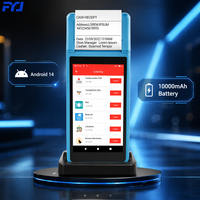 Terminal de point de vente portable FYJ Q2 |   Machine de paiement mobile avec imprimante intégrée de 58 mm + scanner 1D/2D + NFC Android 14 Batterie 10000 mAh