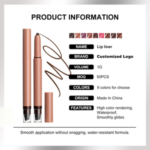 Crayons à lèvres en gros haute pigmentation, imperméables, longue tenue, pour marque privée, sans cruauté animale, crémeux et de haute qualité - Product Image 6