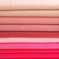 Tissu côtelé élastique en coton pour poignets, ourlets, cols, bordures de sweat-shirts, matériau pour ceintures et ouvertures de jambes de pantalons pour bébés