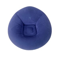 Canapé-lit gonflable pliable européen personnalisé à prix d'usine, fauteuil pouf avec design de lit moelleux, siège de relaxation en PVC