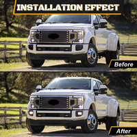 Ensemble de phares antibrouillard halogènes avec feux de jour pour Ford F-250 F-350 F-450 Super Duty 2020-2022, ensemble de phares antibrouillard avant