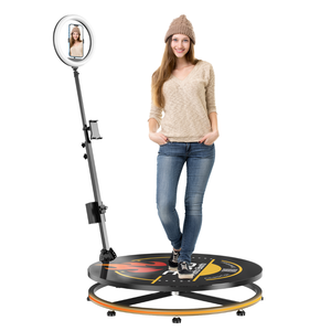 Photomaton 360 degrés avec <span class=keywords><strong>imprimante</strong></span> photo compatible avec smartphones, <span class=keywords><strong>iPad</strong></span>, appareil photo reflex <span class=keywords><strong>pour</strong></span> mariages et événements 100cm - À vendre - Product Image 2