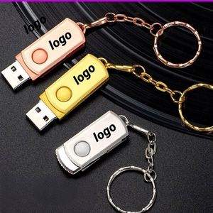 Clé USB 8 Go haute vitesse, grande capacité, étanche, sans perte de données, pour ordinateur, étudiant, bureau, authentique, avec fonction de rotation pour voiture - Product Image 2
