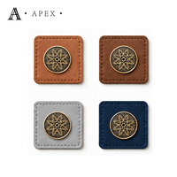 APEX Étiquette en cuir décorative personnalisée OEM ODM pour hijab, abaya, accessoires de mode, foulard, vêtement, chapeau, sac, couvre-chef