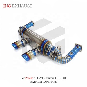 Sistema <span class=keywords><strong>de</strong></span> <span class=keywords><strong>Escape</strong></span> CatBack <span class=keywords><strong>de</strong></span> Titanio ING para Porsche 911 991.2 Carrera GTS 3.0T, Piezas <span class=keywords><strong>de</strong></span> Afinación <span class=keywords><strong>de</strong></span> Rendimiento Ultraligeras, Venta al Por Mayor - Product Image 5