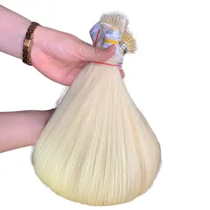 Cabelo virgem cor de queratina Nano-Ponta osso cabelo humano virgem reto do Vietnã Pacotes por atacado 100%
