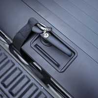 Couverture de benne de camionnette robuste Toyota Hilux Tacoma TRD Pro, étanche, en alliage d'aluminium, couvercle de benne rétractable, couvercle à enroulement