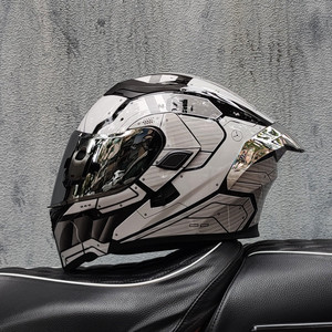 Casco de Motocicleta Unisex, Elegante, de Alta Calidad, Nuevo Estándar, con Doble Visera, para Scooter Eléctrico, ABS, Modular, de Carreras - Product Image 3