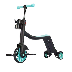 Tricycle Équilibré en Aluminium pour Enfants 3-en-1 avec Roues en PP, Trottinette et Vélo d'Équilibre Pliable pour Tout-petits - Product Image 1