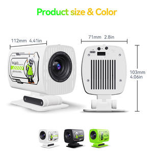 Nouveau projecteur O1 avec support pliable, 1080P Android 4K, projecteur portable intérieur/extérieur, batterie intégrée, <span class=keywords><strong>projection</strong></span> <span class=keywords><strong>de</strong></span> 200 pouces - Product Image 3