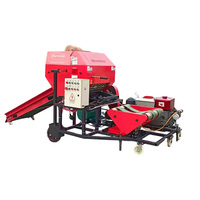 Enfouisseuse et emballatrice automatique de balles de foin diesel 9YDB-55, machine à ensiler et à emballer