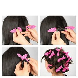 Herramienta <span class=keywords><strong>para</strong></span> Rizar el Cabello con Esponja y Pantalla LED de Temperatura, Diseño de Flor de Pera y Estilo de Lazo <span class=keywords><strong>para</strong></span> <span class=keywords><strong>Dormir</strong></span> - Product Image 2