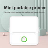 Hot Mini Pocket Inkless Impression Étiquette Blue Tooth Portable Sans Fil Smart Handheld Card Sticker Mobile Phone Imprimante Thermique
