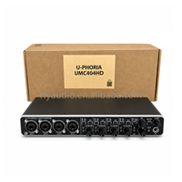 Carte son externe USB sans fil UMC404HD, interface MIDI, préamplis micro, voix réglable, compatible avec 10 appareils, studio