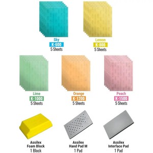 Vente flash KOVAX Papier abrasif Rhynowet en oxyde d'aluminium Haute dureté 1 mm Blanc Papier abrasif de polissage carré Original Japon - Product Image 2