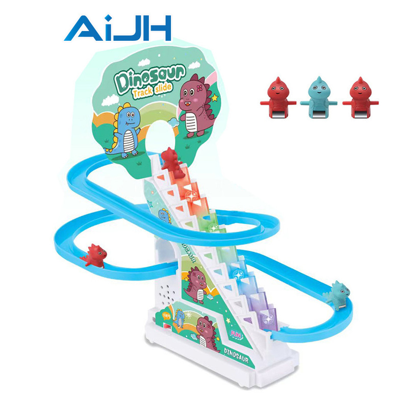 AiJH Educational Dinosaur Track Slide Railway