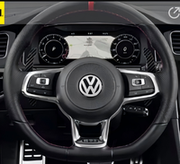 BAITONG Vente Chaude Palettes de Changement de Vitesse LED Golf 8 Skoda Palettes de Changement de Vitesse VW Levier de Vitesse à Palettes LED pour Golf VW Golf GTI MK7/7.5 Scirocco