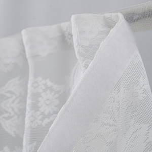 Nuove <span class=keywords><strong>Tende</strong></span> in Pizzo Stile Rustico con Mantovana <span class=keywords><strong>per</strong></span> Soggiorno, <span class=keywords><strong>Tende</strong></span> Piccole Senza Foratura <span class=keywords><strong>per</strong></span> Finestra, Balcone e Cucina - Product Image 3