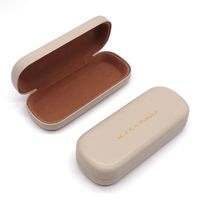Boîte d'emballage personnalisée pour lunettes de soleil 2027, étuis à lunettes, étui en cuir tendance, étuis rigides portables pour lunettes