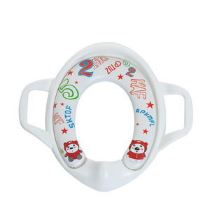 Children's Toilet Seat <b>Potty</b> <b>Training</b> Ring Soft PP Material Cartoon Design For 6 Months To 3 Years Kids - Product Image 1