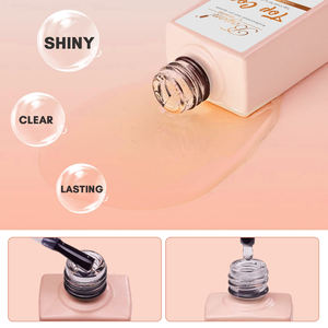 SCI ODM OEM brillante alto <span class=keywords><strong>brillo</strong></span> no exfoliante base <span class=keywords><strong>de</strong></span> gel mate y esmalte <span class=keywords><strong>de</strong></span> <span class=keywords><strong>uñas</strong></span> <span class=keywords><strong>de</strong></span> capa superior - Product Image 3