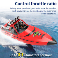 TYXIN 725 20 Km/h haute vitesse Turbojet hors-bord RC jouets refroidissement par eau avec lumières 2.4Ghz 7CH RC bateau extérieur eau enfants cadeaux
