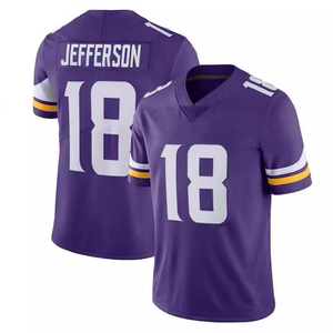 เสื้อเจอร์ซีย์ฟุตบอลอเมริกันเย็บราคาถูกปีค.ศ. 2024จัสตินเจฟเฟอร์สัน19อดัมธีเลน22แฮร์ริสันสมิธ4ดาลวินทำอาหาร - Product Image 2