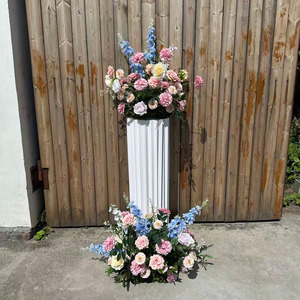 FC104 Bola de Flores Artificiales de Seda Rosa para Centro de Mesa, Decoración Floral, Bola de Flores para Decoración de Mesa, Bola de Flores para Decoración de Fiestas - Product Image 1
