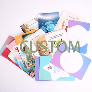 Boîte personnalisée avec logo, cartes multiples, pelliculage de <span class=keywords><strong>surface</strong></span>, impression CMJN, service d'impression à prix abordable, cartes éducatives pour enfants, cartes en papier - Product Image 4