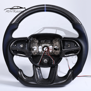 Volante de Fibra de Carbono con Luces RGB para <span class=keywords><strong>Dodge</strong></span> Challenger <span class=keywords><strong>Charger</strong></span> Durango SRT Chrysler - Product Image 3