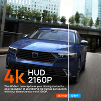 Pour Honda Accord 4G : Dashcam avant 2K, arrière 1080p, style OEM, enregistrement en boucle automatique, vision nocturne, enregistreur vidéo Plug & Play 2022-2026
