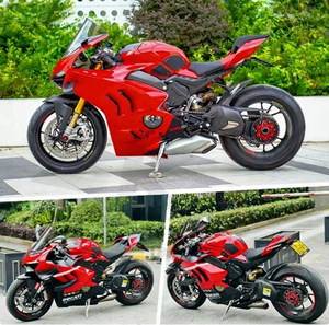 Carénage en fibre de carbone YUEBO pour <span class=keywords><strong>Ducati</strong></span> <span class=keywords><strong>Panigale</strong></span> <span class=keywords><strong>V4</strong></span>/V4R – Kit de garde-boue avant léger – Garantie six mois – Rétrofit/Amélioration - Product Image 3