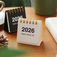 Calendrier de bureau personnalisé avec logo, estampage à chaud, design de luxe pour la promotion de la marque d'entreprise, cadeau d'affaires