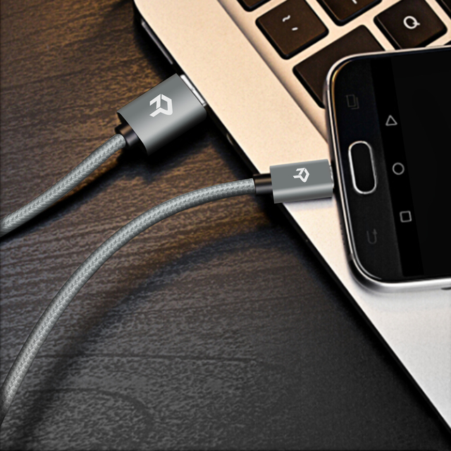 Micro USB Cable, Nylon Braided Extremely Durable, Data and Charging, 6 Feet