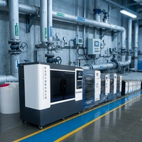 Générateur d'hypochlorite de sodium Plug & Play avec moteur PLC et réservoir sous pression pour la désinfection de l'eau domestique et hôtelière, garantie 1 an