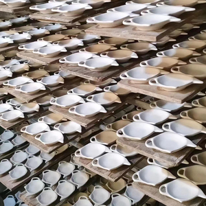 حامل أكياس شاي مبتكر من البورسلين على شكل إبريق شاي بتصميم فريد من السيراميك المتين لعشاق الشاي - Product Image 6