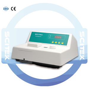 Spectrophotomètre UV-Vis SCITEK à 4 chiffres LED, support de cuvette à 4 positions, précision de la longueur d'onde de 2 nm, spectre de 5 nm - Product Image 6