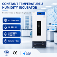 Incubateur de laboratoire professionnel à température et humidité constantes pour essais d'humidification, 160L, pour la recherche sur les semences et les plantes
