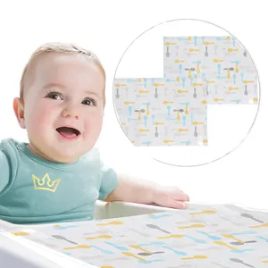 Custom Hygiënische Gepersonaliseerde Sticky Restaurant Wegwerp Baby Placemat