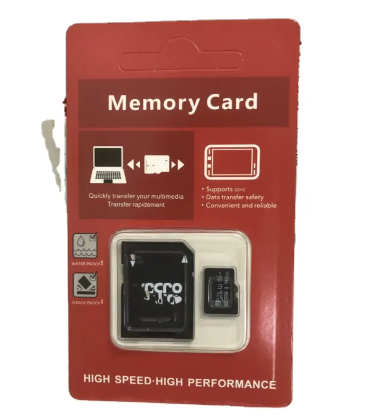 Carte mémoire originale personnalisée 32 go 64 go 128 go 256 go 1 to carte mémoire T F pour téléphone portable emballage blister