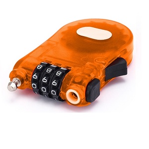 Candado de <span class=keywords><strong>Cable</strong></span> de Acero Retráctil YH9909 con Combinación de 3 Dígitos en Varios Colores - Product Image 2