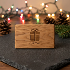 Carte-cadeau en bois NFC 13,56 MHz avec puce NTAG215 et emballage cadeau - Product Image 2