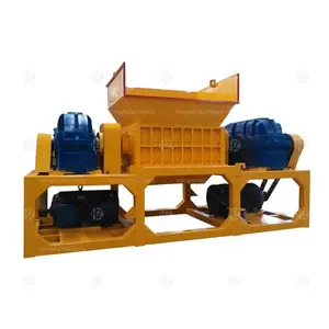 Double shaft shredder machine food waste shredder kitchen food waste shredder garbage disposal