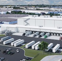 Entrepôt de stockage d'aliments congelés, entrepôt logistique à chaîne du froid, bâtiment en structure métallique, construction de projet de stockage à grande échelle