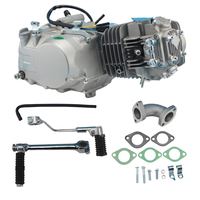 Moteur de moto Pit Bike YX140 refroidi par huile, argenté, Yinxiang 140cc 1P56FMJ, démarrage au kick, embrayage manuel, échantillon disponible