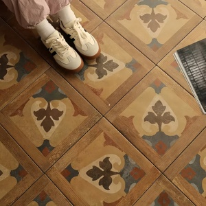 Cổ Retro sứ khảm gạch hạt gỗ ốp tường cho nhà bếp phòng khách hiện đại mộc mạc sử dụng nội thất cho gạch ngoại thất - Product Image 3