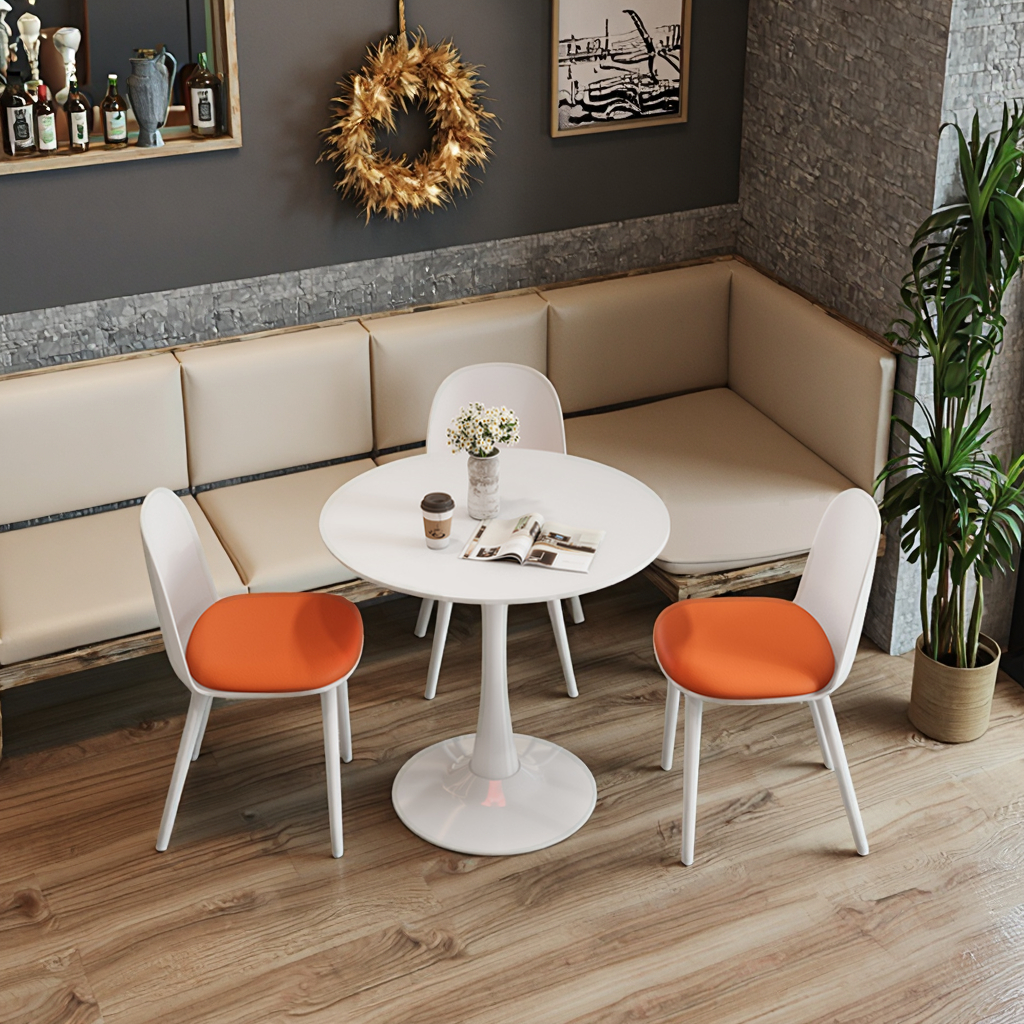 dining table set oak wood