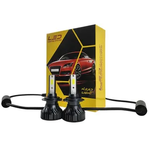 Kit de Conversión Todo en Uno 48W 8000LM Blanco Frío 6000K Chip DOB F2 H7 H4 H11 9005 9006 H1 <span class=keywords><strong>H3</strong></span> H10 Bombilla LED para Faros Delanteros - Product Image 1