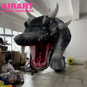 Украшение бара ужасающие надувные питоны, комнатные мероприятия, Хэллоуин, реквизит, надувные кобры - Product Image 6