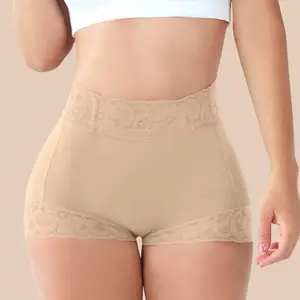 Intiflower BL1095 Wholesale Girdles Panties Slim Butt Lifter Control Panty Underwear Shorts Seamless Bbl Fajas Colombianas